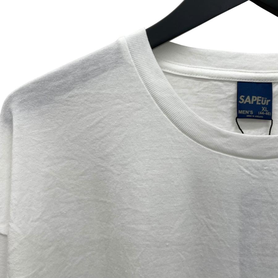 サプール SAPEur 長袖Tシャツ ホワイト サイズ：XL : カインドオル
