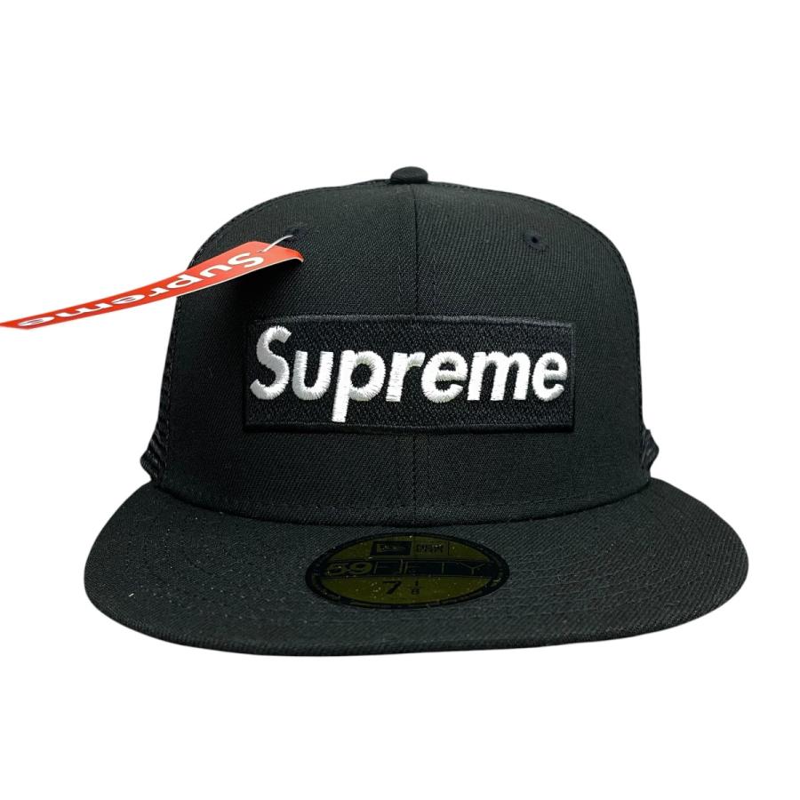 Supreme シュプリーム NEWERA メッシュキャップ 黒　7 3/4 Supreme（シュプリーム） シュプリーム×ニューエラ Supreme×New Era
