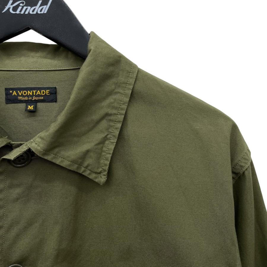 *A VONTADE ミリタリーシャツ【新品】【最終値下げ】 A VONTADE（ア ボンタージ） ミリタリーシャツ カーキ サイズ：M