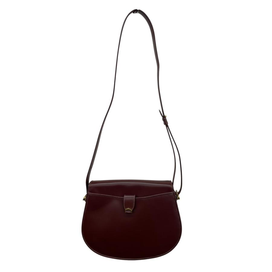 p*o様 Cartier ショルダーバッグ レザー ブラウン Cartier（カルティエ） マストライン ショルダーバッグ ブラウン