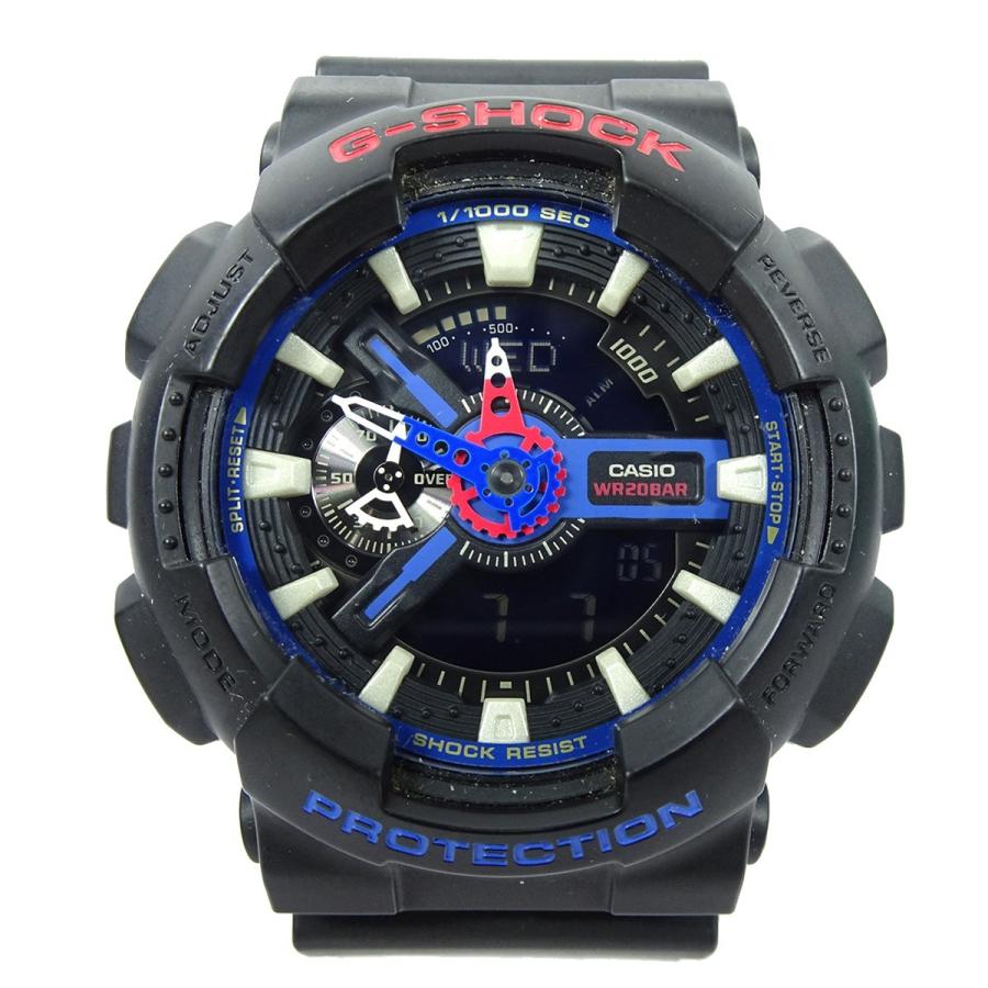 流行に  ブラック デジアナウォッチ GA-110LT G-SHOCK CASIO サイズ：- 210717 (和歌山店) 腕時計