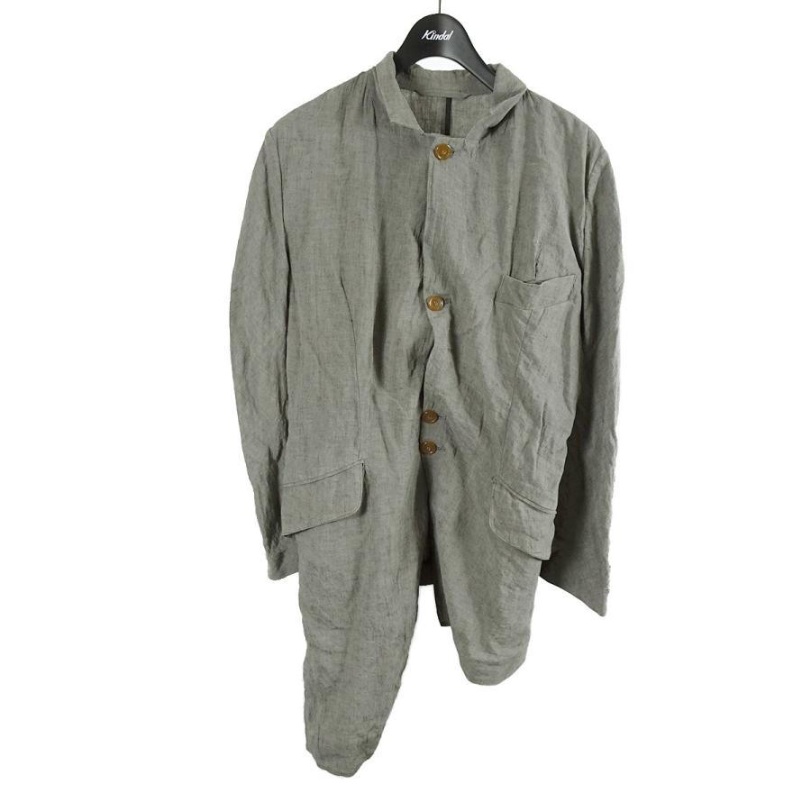 ヴィヴィアンウエストウッドマン アシンメトリー 変形 リネン ジャケット コート Vivienne Westwood 【値下げ】Vivienne MAN リネン