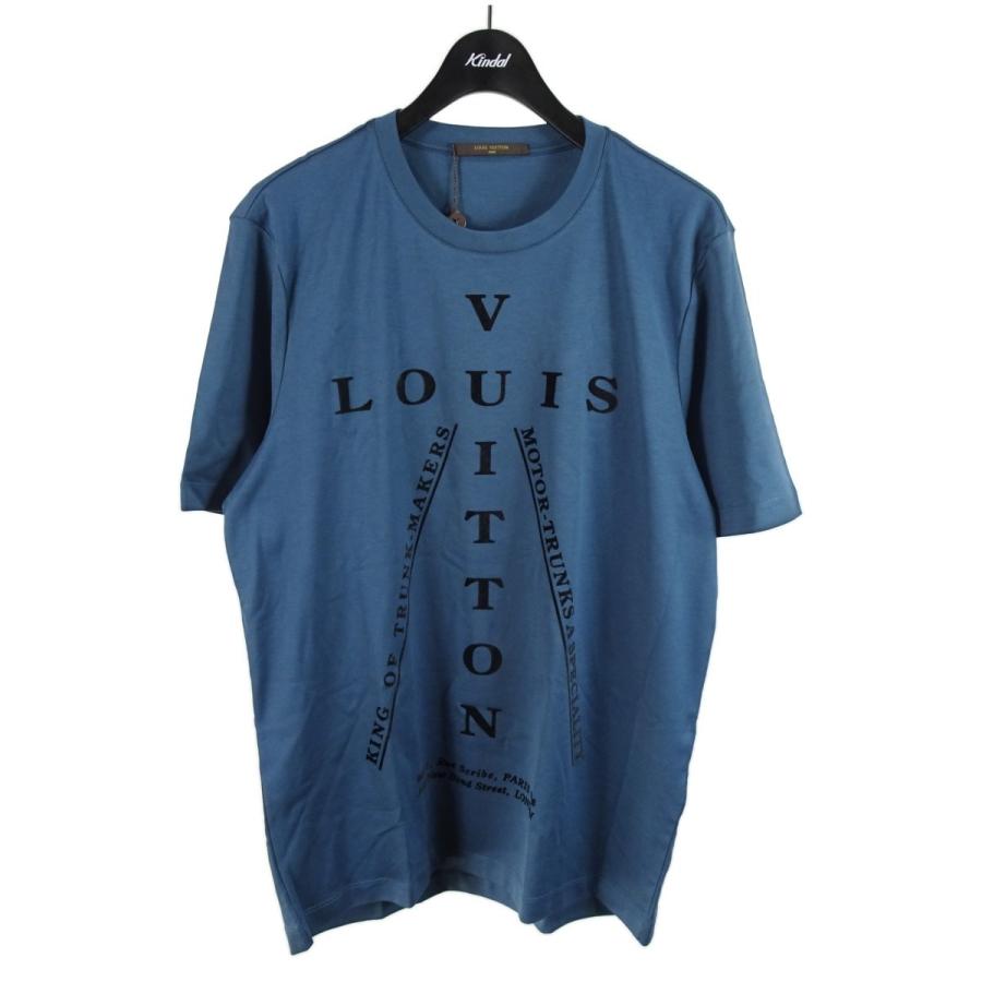 LOUIS VUITTON フロッキークロスロゴTシャツ 17SS RM171M CMS HBY05W 