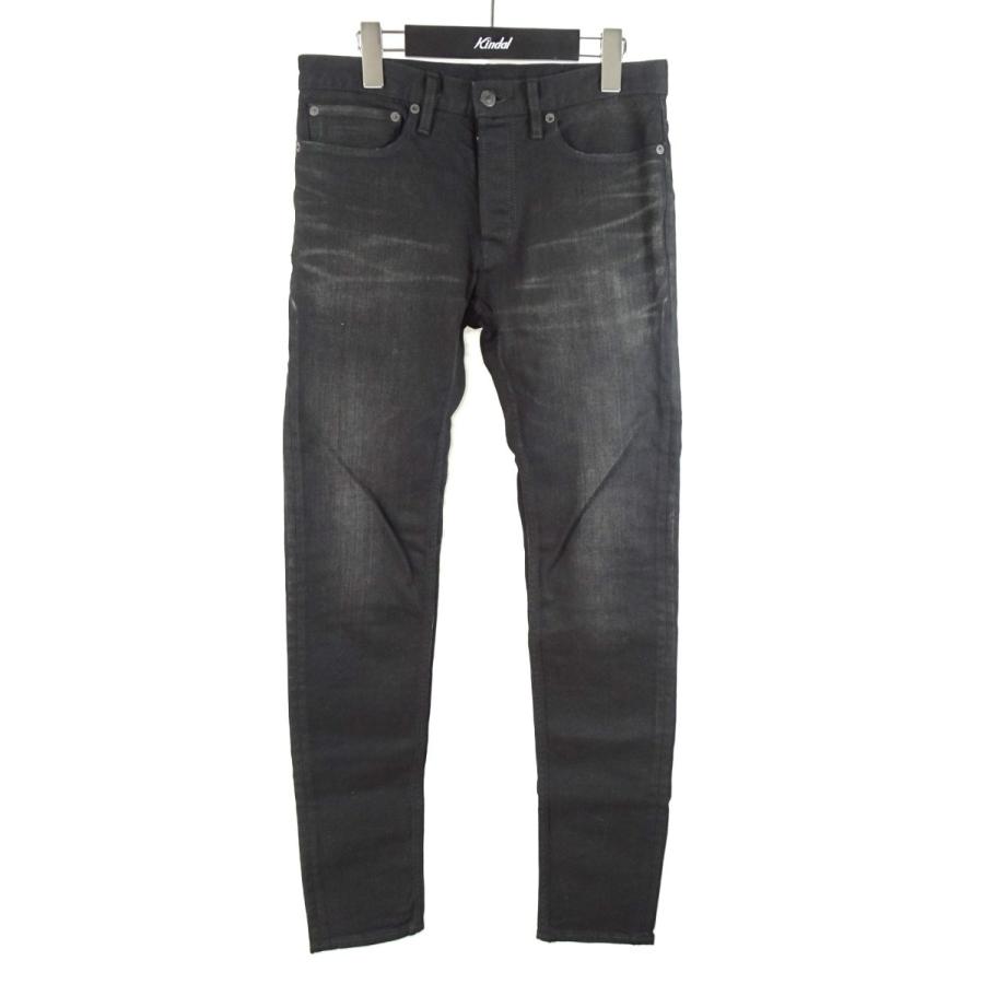 MINEDENIM ×干場別注 S．Slim STR 5pocket USD マインデニム ブラック 