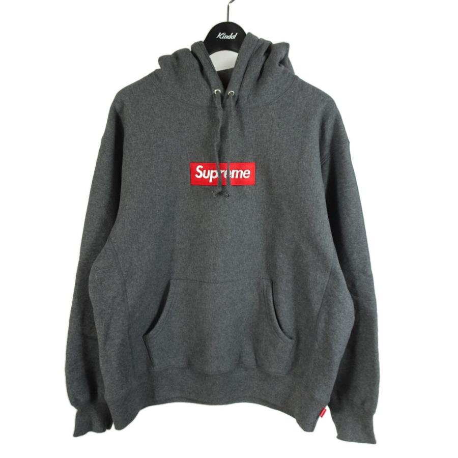 SUPREME Box Logo Hooded Sweatshirt 21AW WOOSTER合同会社 グレー