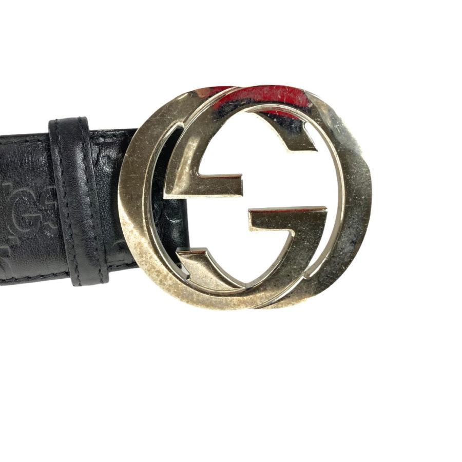 GUCCI グッチ　インターロッキングG グッチシマ ベルト GUCCI グッチ ベルト GGレザー グッチシマ インターロッキングG