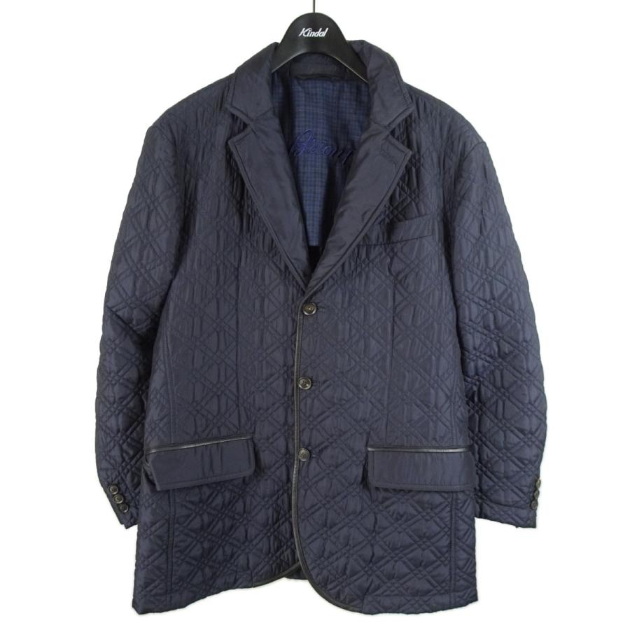 値下げ】Brioni キルティングジャケット P44GK ネイビー サイズ：L (EC  