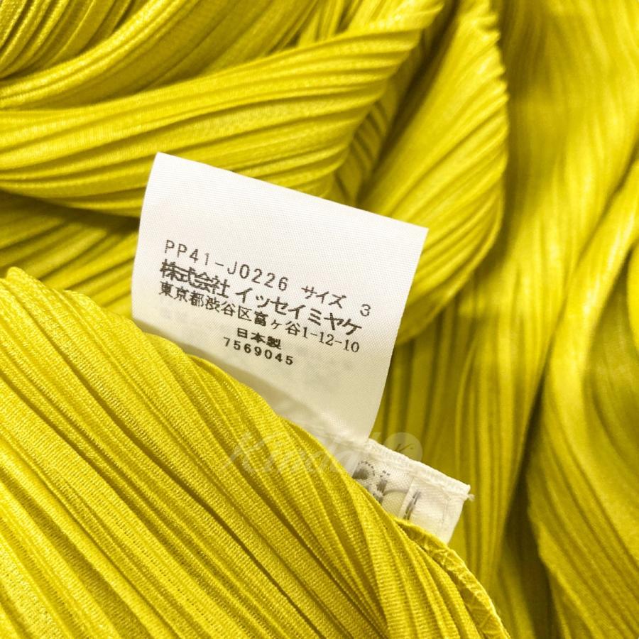 値下げ】PLEATS PLEASE プリーツカーディガン PP41-J0226 マスタード 