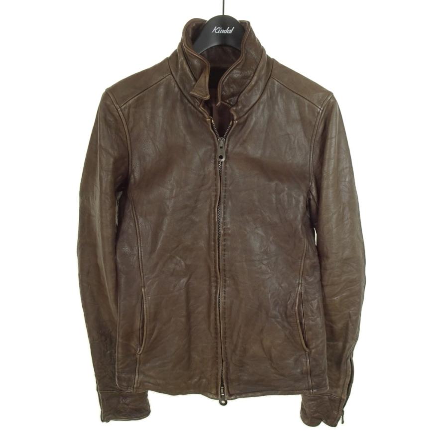junhashimoto 【値下げ】jun hashimoto レザーZIPシャツJKT LET015 