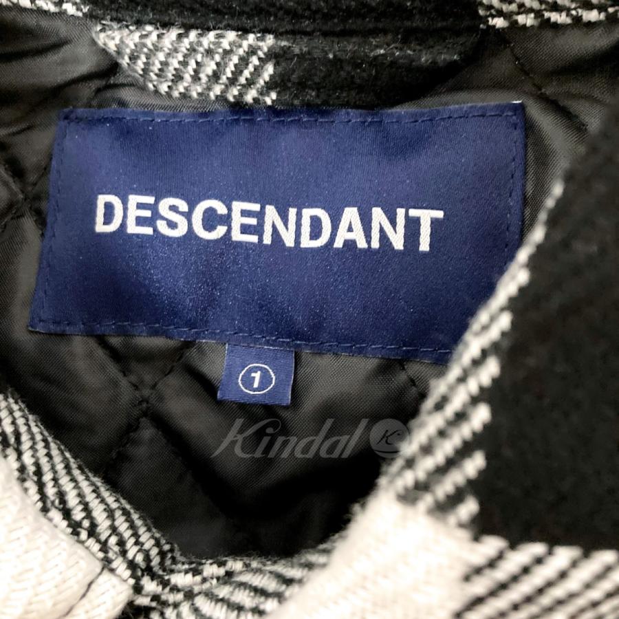 DESCENDANT CLAIRTON PLAID JACKET サイズ 1 DESCENDANT/CLAIRTON PLAID JACKET (BLACK)