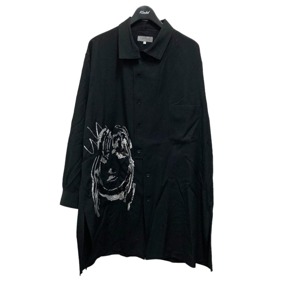 値下げ】YOHJI YAMAMOTO pour homme ウールギャバ シークイーン 刺繍 