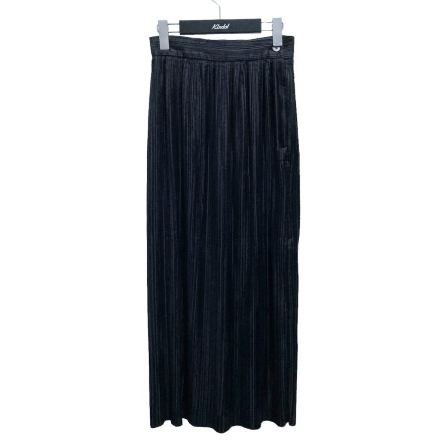 値下げ】ISSEY MIYAKE プリーツ加工ロングスカート IM21-FG529 