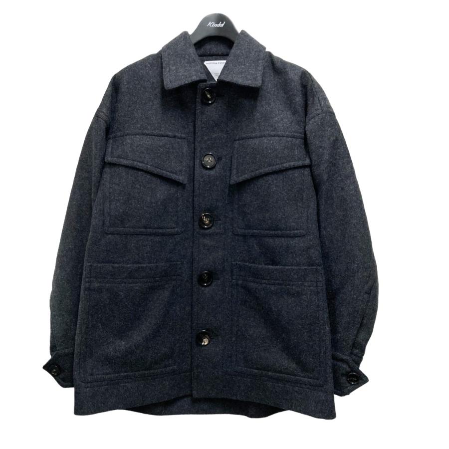 値下げ】BOTTEGA VENETA ウールフェルトミリタリーコート 21AW 659450 