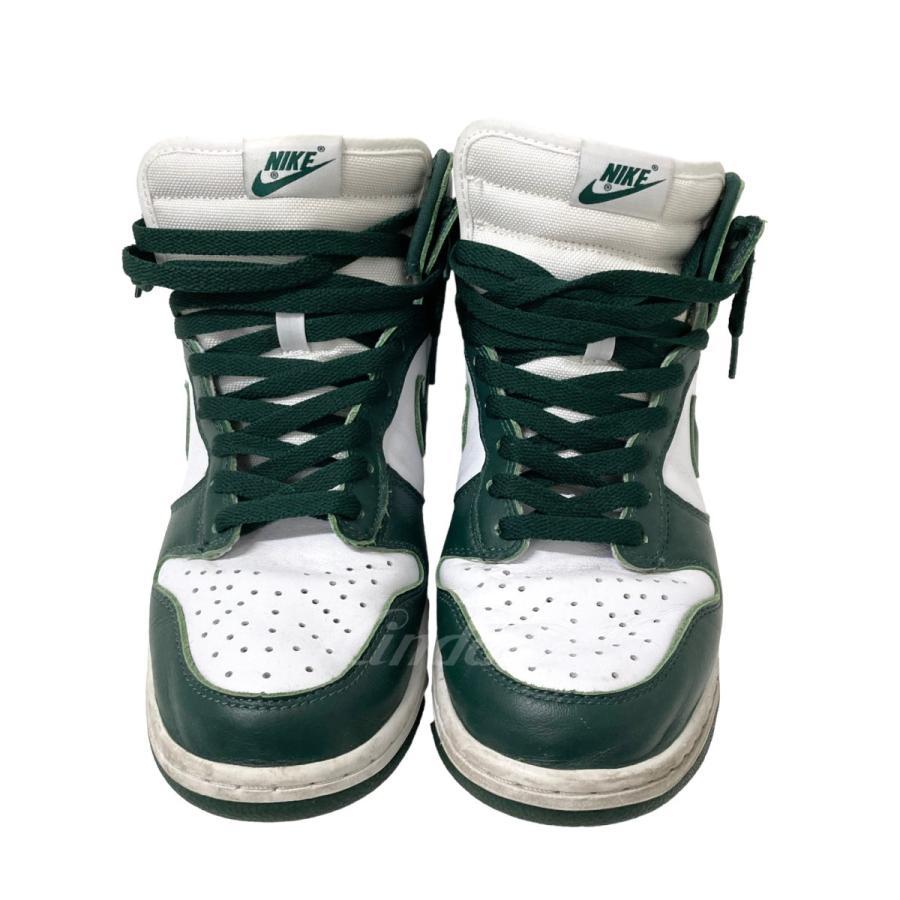 【値下げ】NIKE DUNK HI SP ハイカットスニーカー CZ8149-100 グリーン サイズ：26ｃｍ (EC)｜kindal｜02