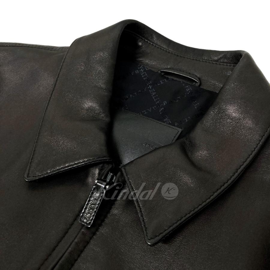Bally バリー BALLY レザージャケット ブラック サイズ：UK36  