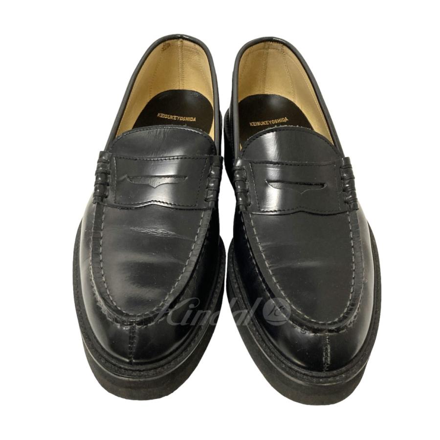 値下げ】HARUTA×KEISUKE YOSHIDA Bemded Loafer ローファー ブラック 