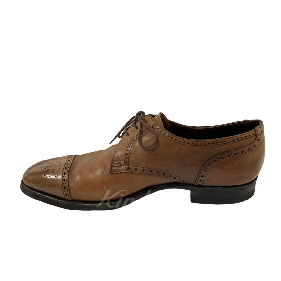 クロケット＆ジョーンズ Crockett ＆ Jones ウィングチップシューズ 9769 ブラウン サイズ：8D(26ｃｍ)｜kindal｜04