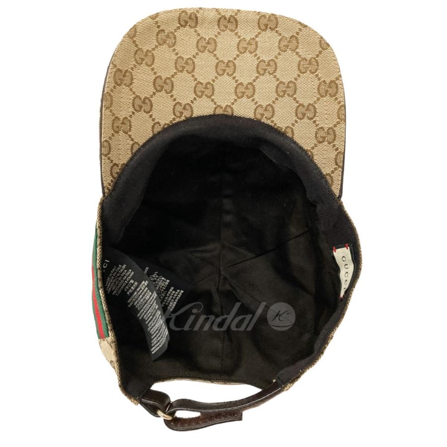 グッチ GUCCI GGスプリーム ベースボールキャップ 200035 ベージュ サイズ：XL(60cm) :8018000981122:カインドオルYahoo!店 - 通販 - Yahoo