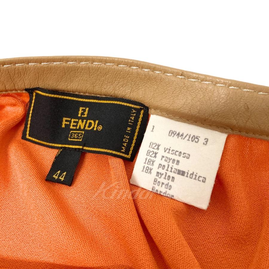 フェンディ FENDI ノースリーブセットアップ 0998／0944 オレンジ サイズ：44／44｜kindal｜09