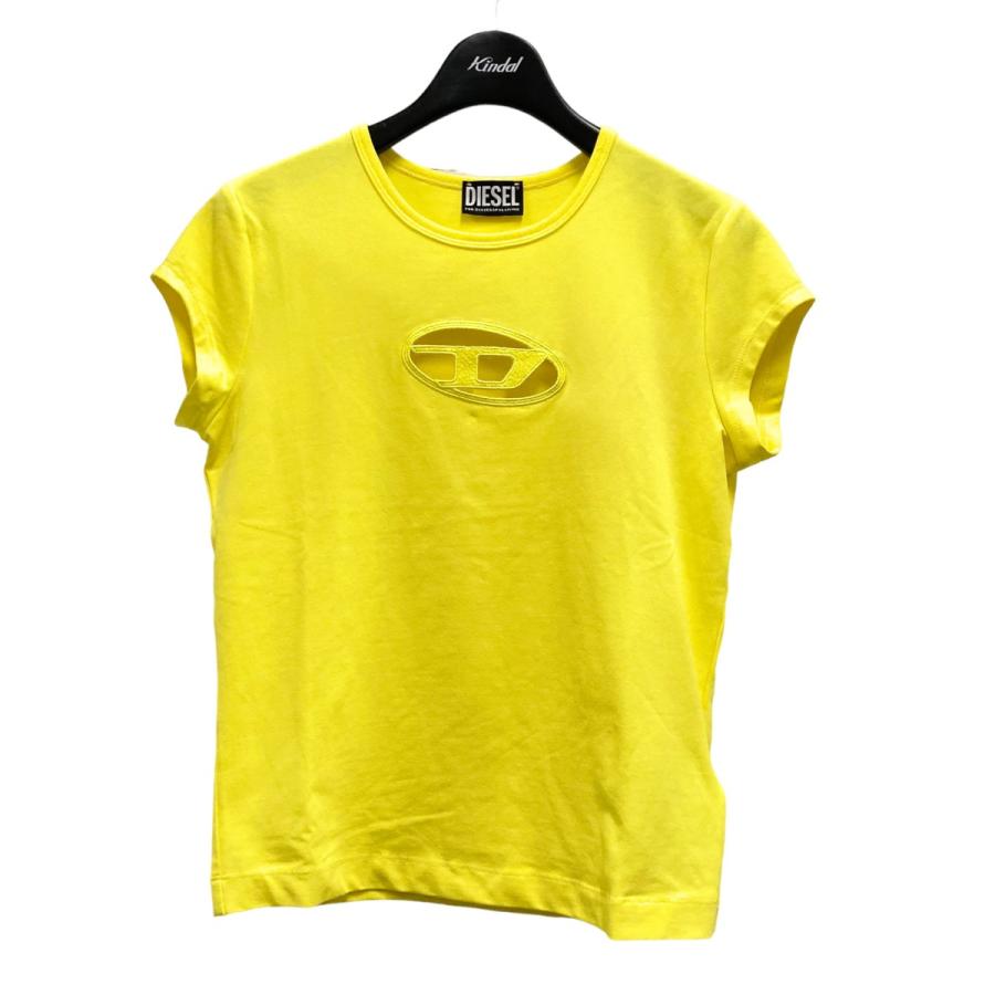 ディーゼル DIESEL T-ANGIE Tシャツ 23SS A06268 イエロー サイズ：M 