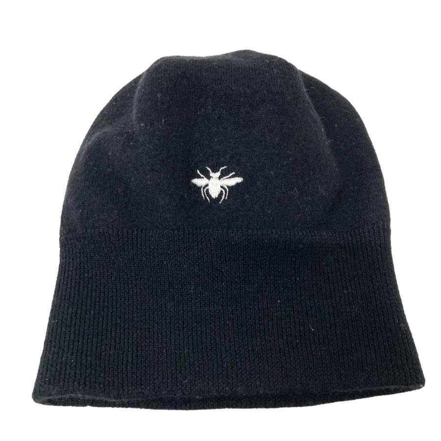 Dior bee ニット帽 ビーニー 黒