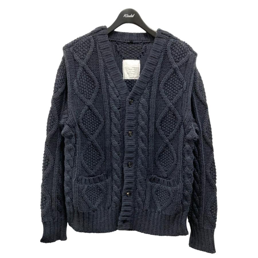 アンダーカバー UNDERCOVER ケーブルニットカーディガン 140 98AW 