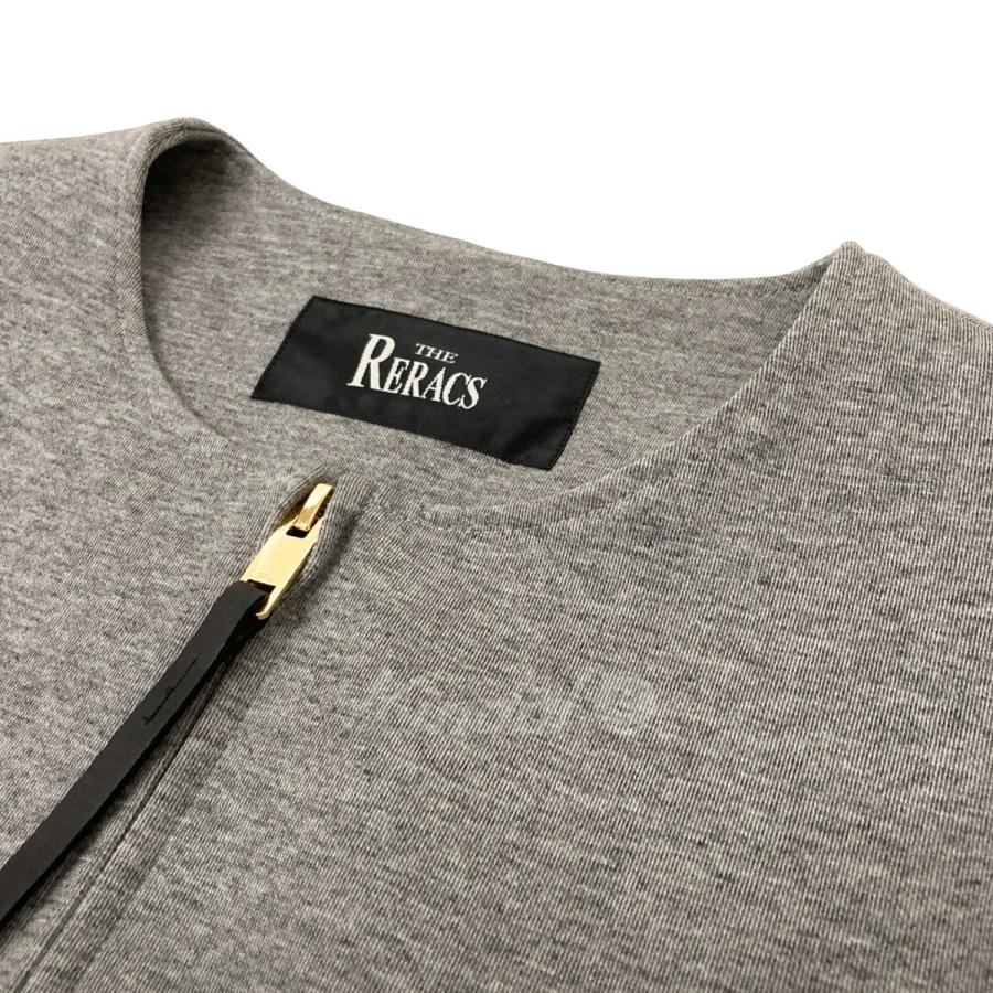 ザ・リラクス THE RERACS ノーカラージップワンピース 20FW-RECS-266L-J グレー サイズ：36｜kindal｜04