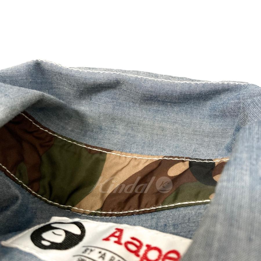 APE 初期ビンテージデニム シャツ A・BATHING APE90s初期 ア
