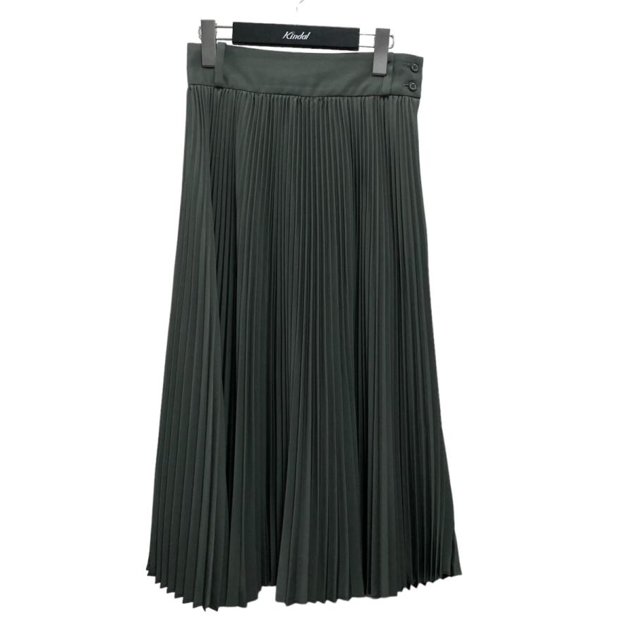 HYKE プリーツスカート 212-14043 グリーン サイズ：1 (和歌山店  