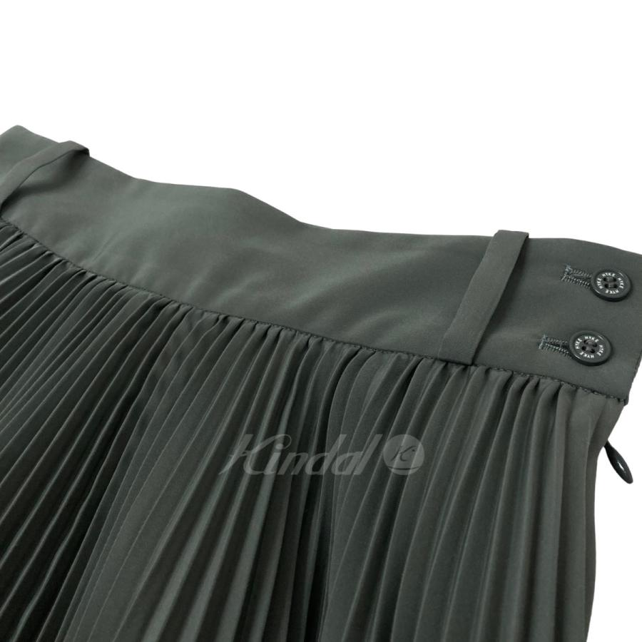 HYKE プリーツスカート 212-14043 グリーン サイズ：1 (和歌山店  