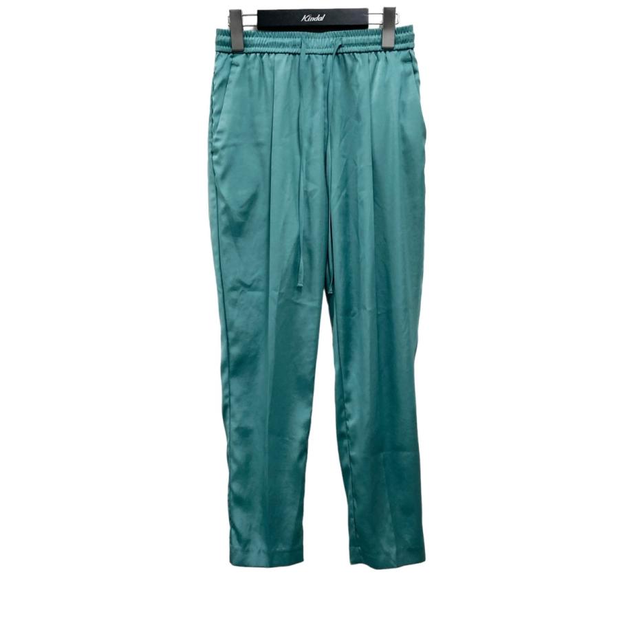 yori サテンスティックパンツ YR2122-070SM 21SS グリーン  