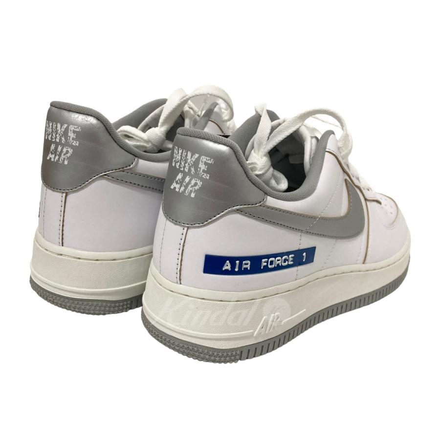 ナイキ NIKE AIR FORCE 1 07 LV8 スニーカー DC5209 100 ホワイト×シルバー サイズ：27．5ｃｍ｜kindal｜05