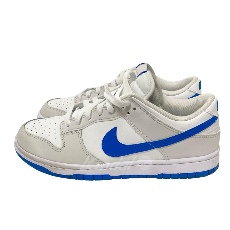 ナイキ NIKE DUNK LOW RETRO スニーカー DV0831 108 SUMMIT　WHITE／PHOTO BLUE／ホワイト×ブルー サ｜kindal｜03