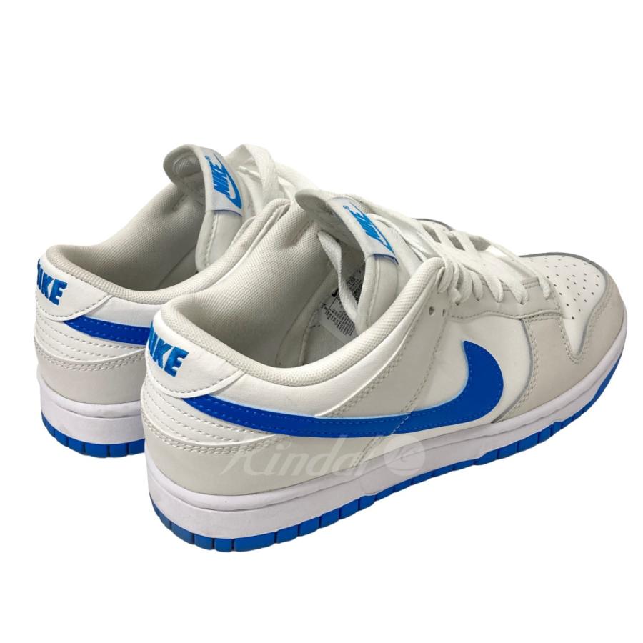 ナイキ NIKE DUNK LOW RETRO スニーカー DV0831 108 SUMMIT　WHITE／PHOTO BLUE／ホワイト×ブルー サ｜kindal｜05