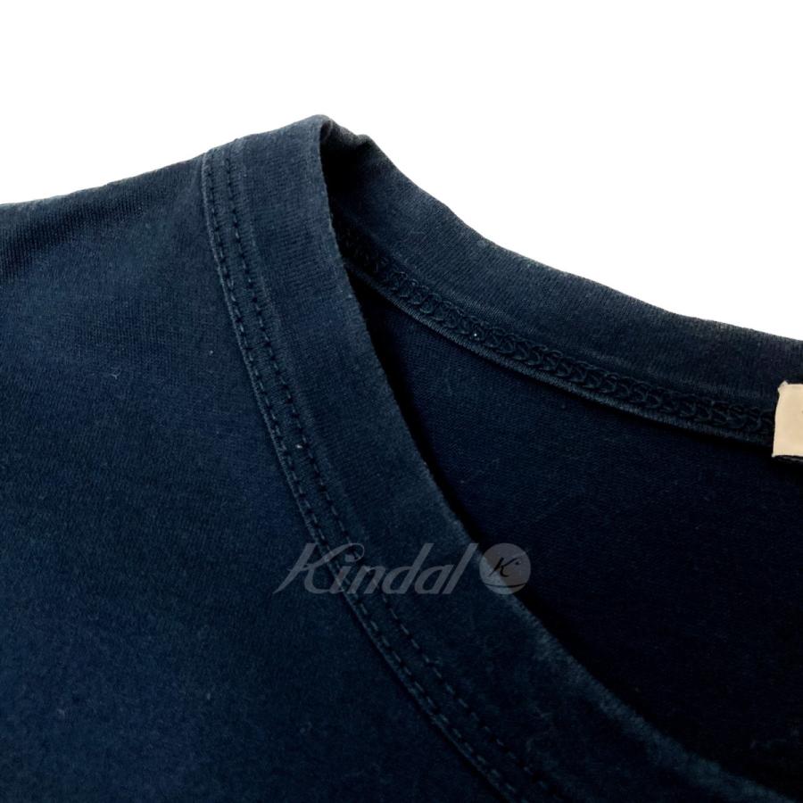 モンクレール MONCLER MAGLIA T-SHIRT ワッペンTシャツ D10918032500 ネイビー サイズ：L｜kindal｜04