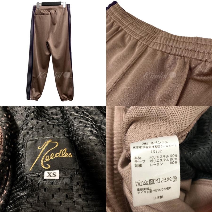 Needles ニードルス ZIPPED TRACK PANT - POLY SMOOTH LQ232 トープ 