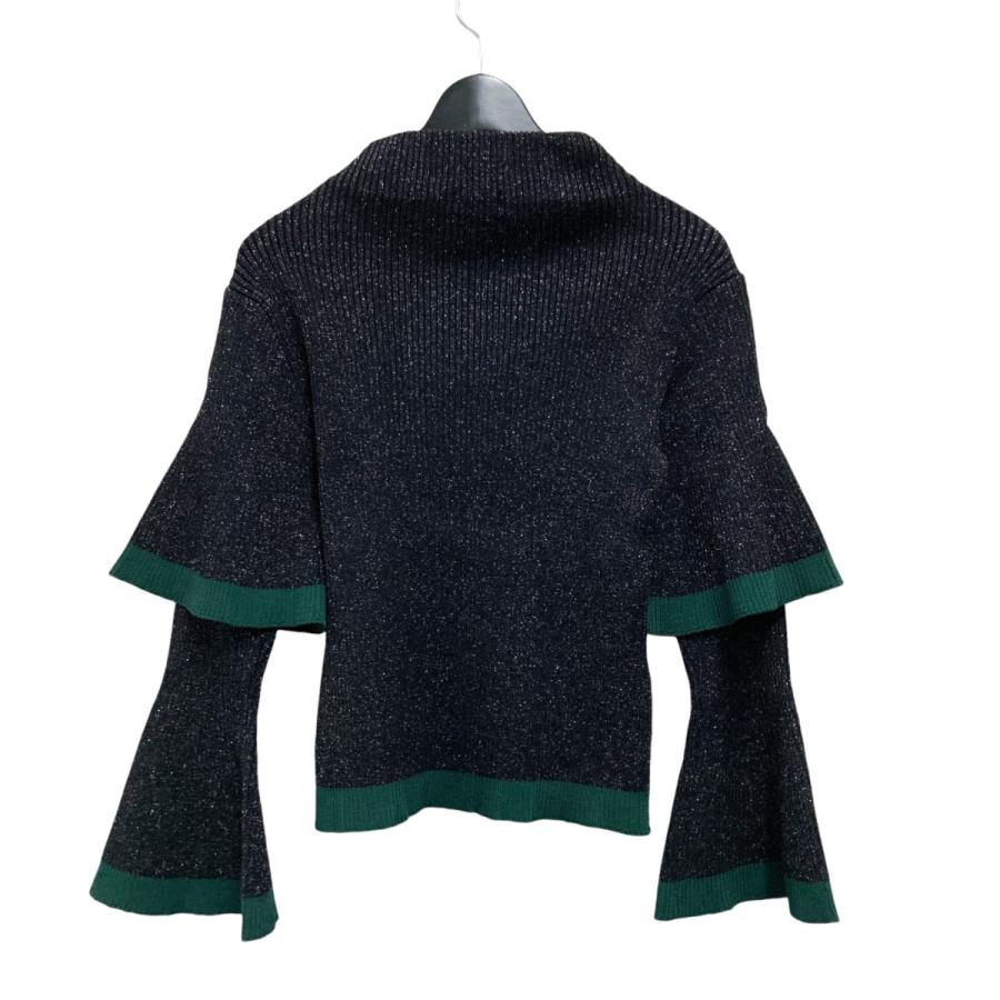 PAMEO POSE 【値下げ】PAMEO Glitter Bell Sleeve Knit Top リブニット 