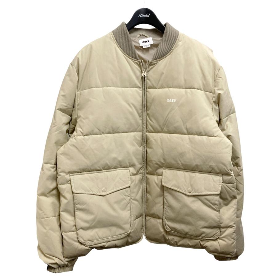オベイ OBEY 中綿ジャケット ベージュ サイズ：L : 8018001162469 