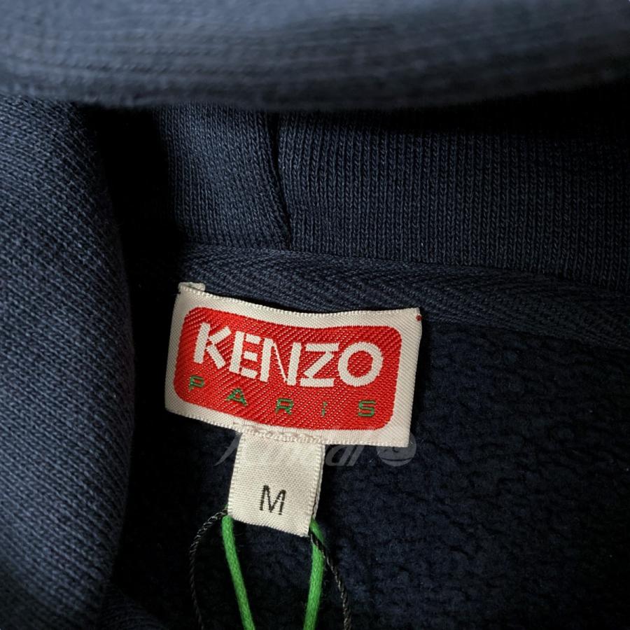 ケンゾー KENZO タイガーワッペン プルオーバーパーカー C65SW436CMJ ネイビー サイズ：M｜kindal｜04