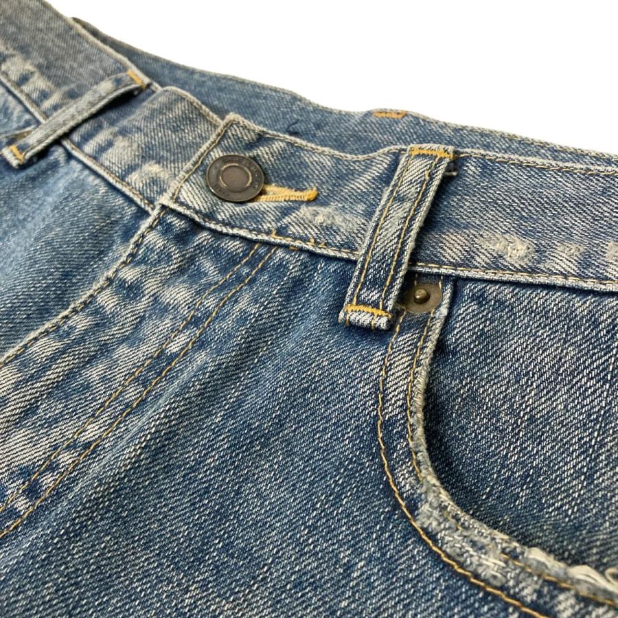 SAINT LAURENT PARIS デストロイ クラッシュデニムパンツ30