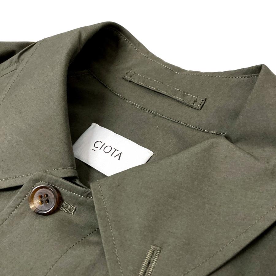 CIOTA シオタ スビンコットン タイプライター バルマカンコート COLM 
