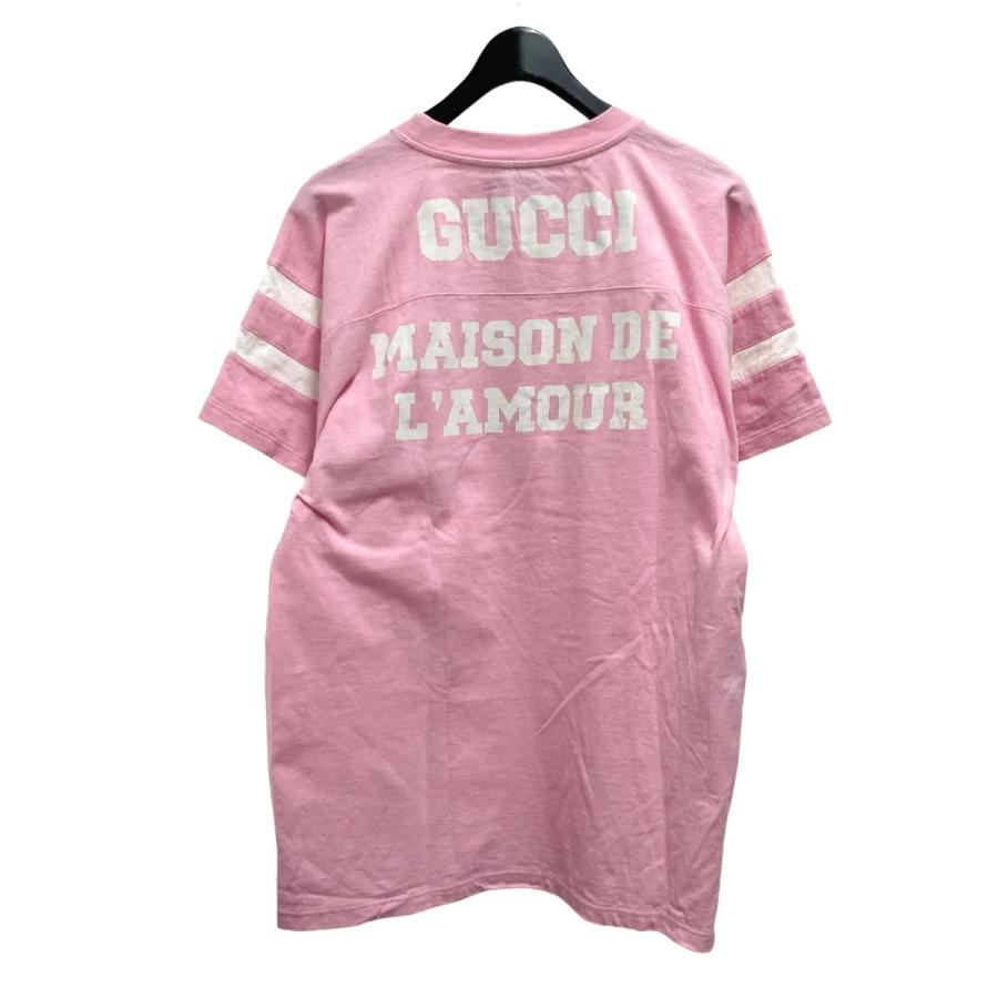 グッチ GUCCI プリント半袖Tシャツ 660744 ピンク サイズ：XXS