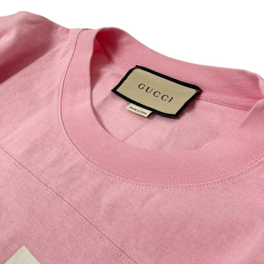 グッチ GUCCI プリント半袖Tシャツ 660744 ピンク サイズ：XXS
