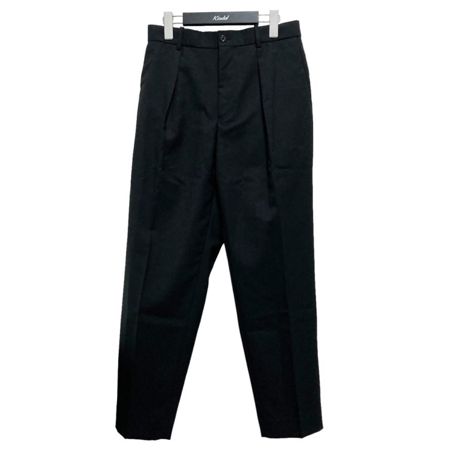 マーカウェア MARKAWARE FRONT PLEATS PEGTOP ORGANIC WOOL TROPICAL 