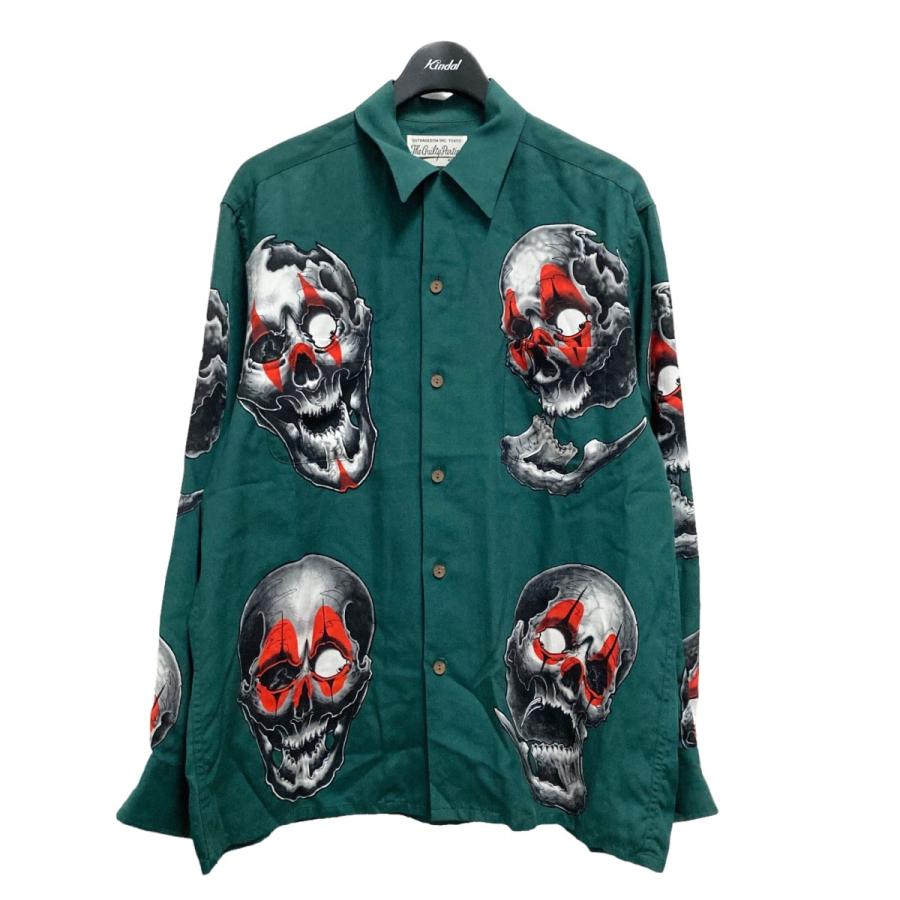 値下げ】WACKO MARIA×56TATOO STUDIO 22AW HAWAIIAN SHIRT 総柄長袖  