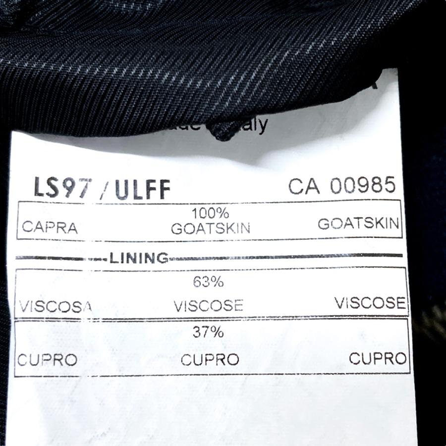 DOLCE&GABBANA 【値下げ】DOLCE ＆ GABBANA レザージャケット ネイビー