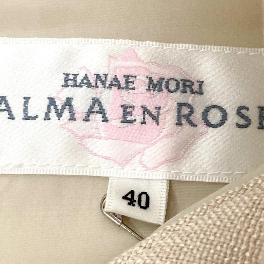 値下げ】ALMA EN ROSE ワンピース 40 94680 90 ベージュ サイズ：40 