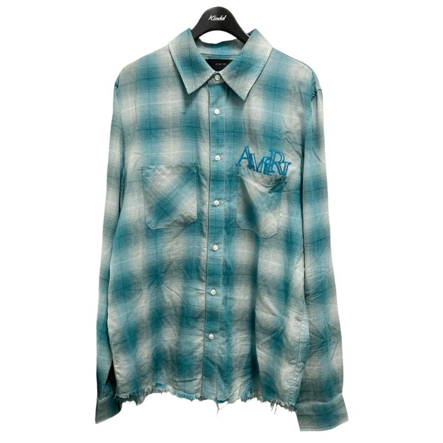 AMIRI 【値下げ】AMIRI フランネルシャツ SRAW23MSL 089SMRL Y00
