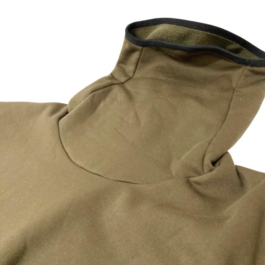 SOPH. | POLARTEC POWER STRETCH ZIP UP GAITER HOODIE(M KHAKI): fcrb