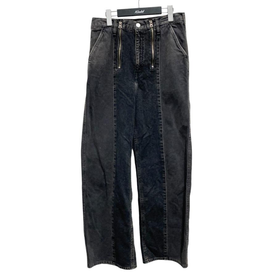 ジエダ Jieda SWITCHING ZIP DENIM PANTS デニムパンツ Jie 23W PT01 A 